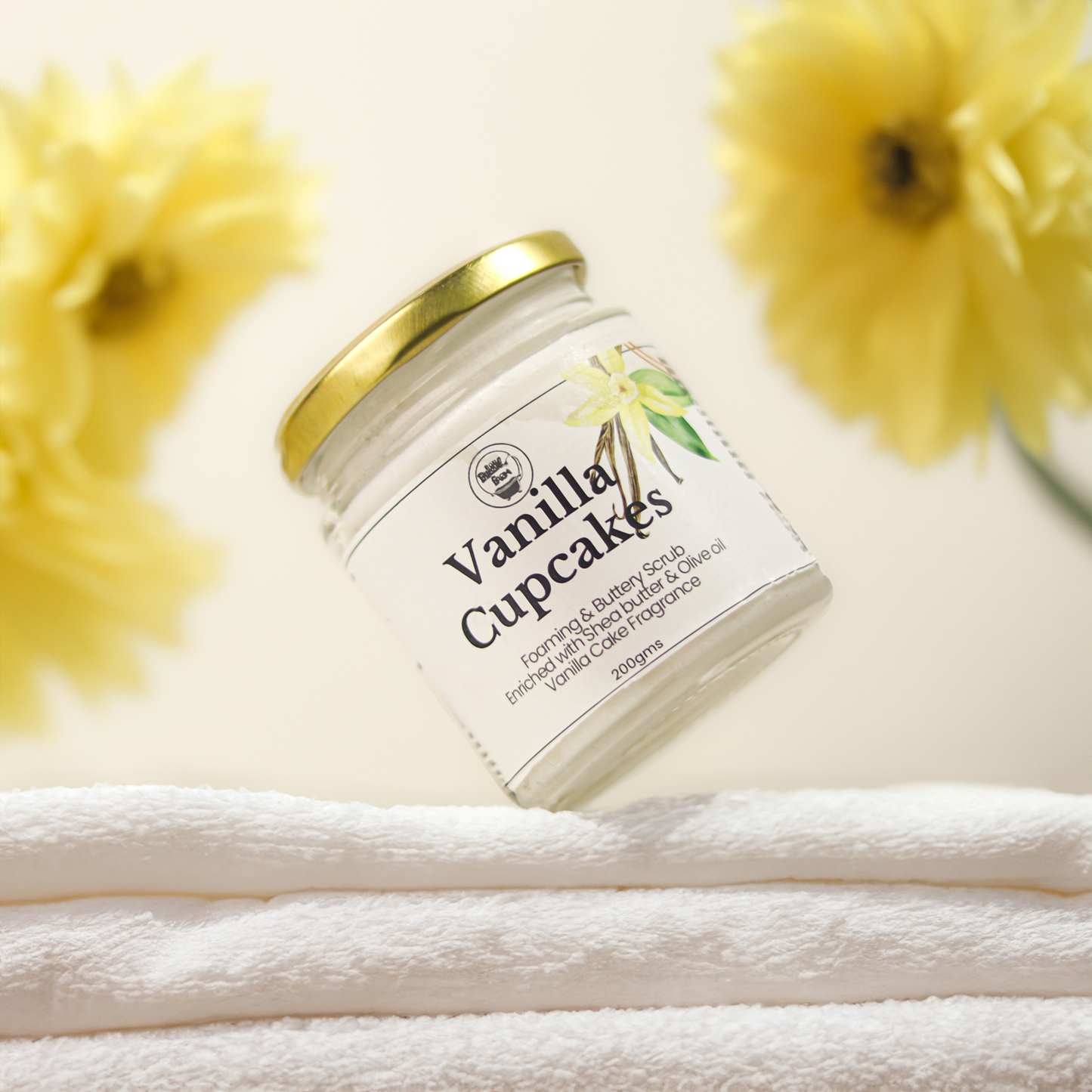 Vanilla Cupcakes Foaming Body Scrub