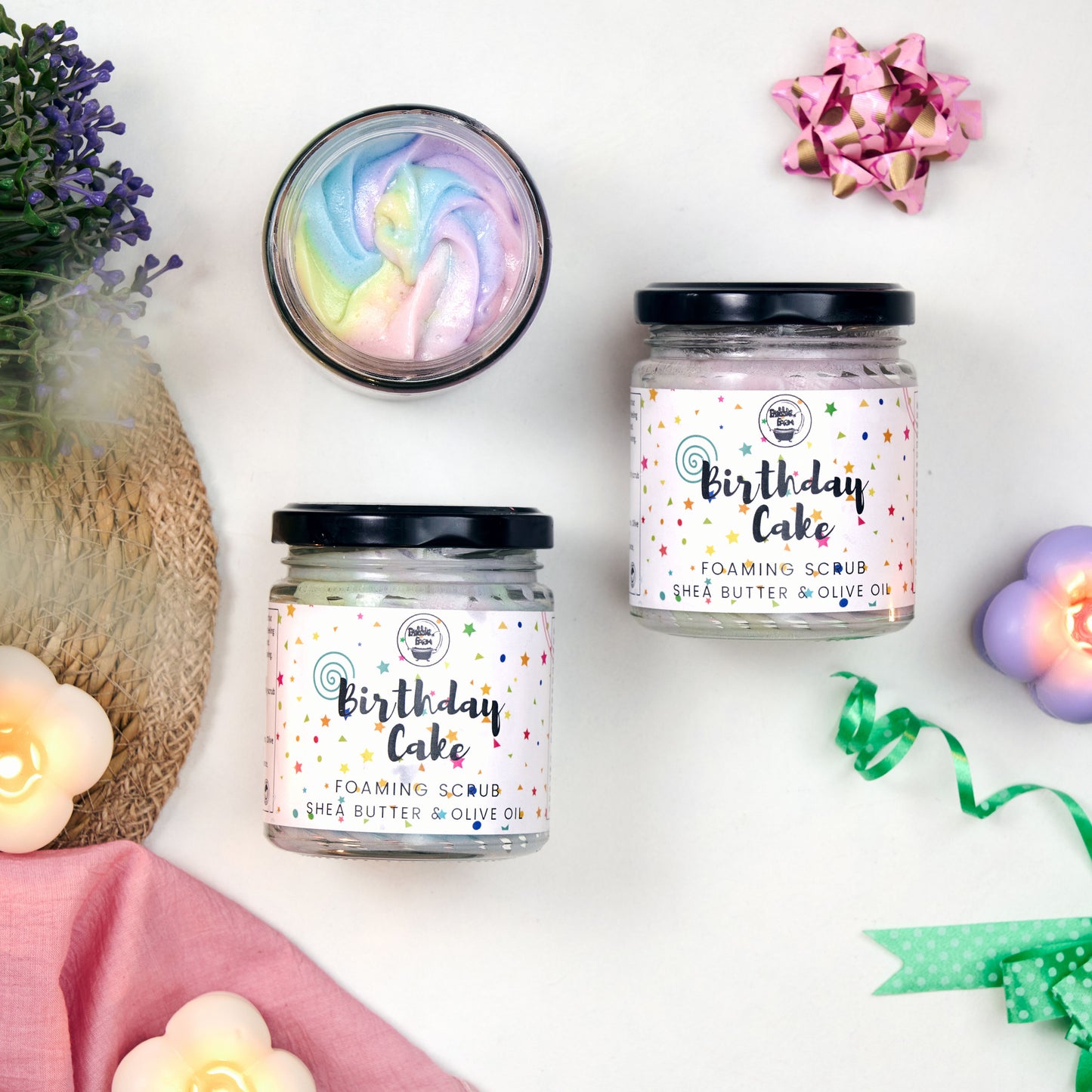 Birthday Cake Foaming Sugar Scrub