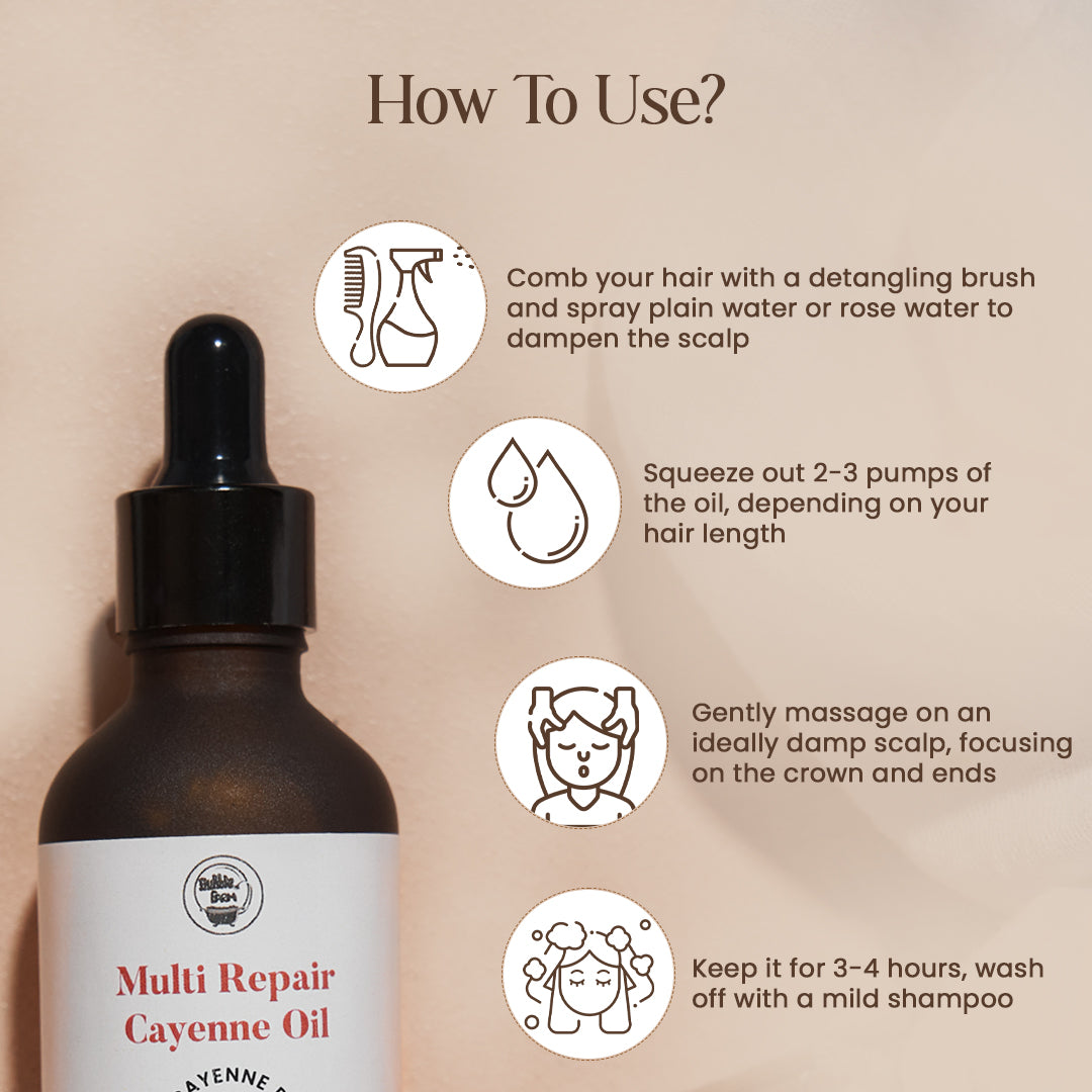 Multi Repair Cayenne Hair Oil