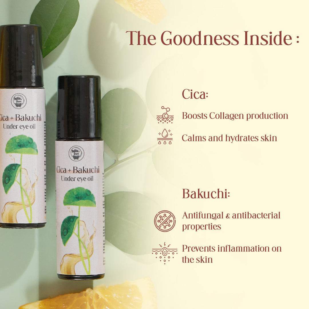 Cica + Bakuchi Under eye oil