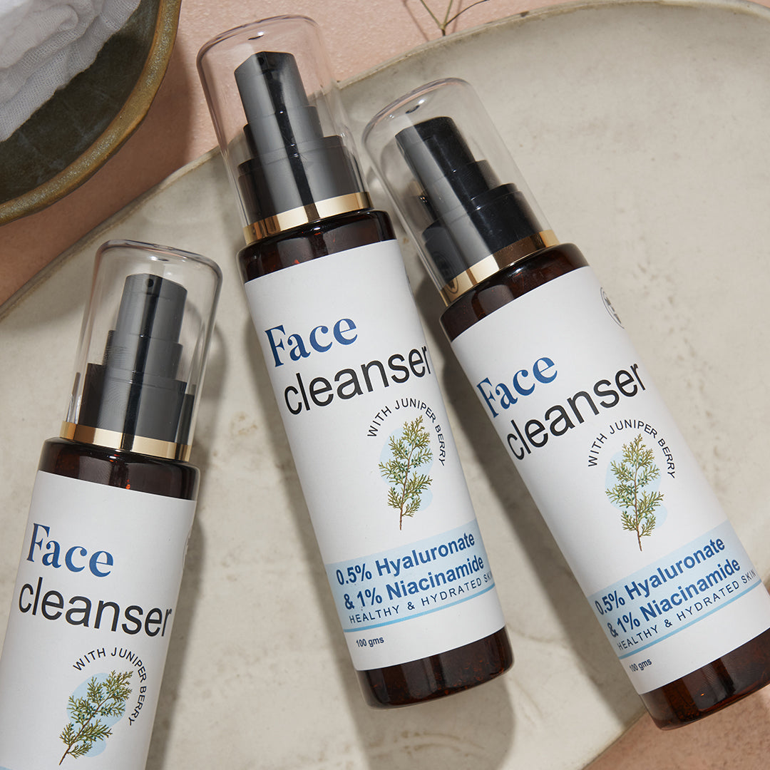 0.5% Hyluronate acid and 1%Niacinamide Face cleanser