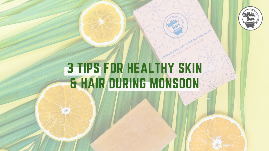 3 tips for healthy skin & hair during monsoon