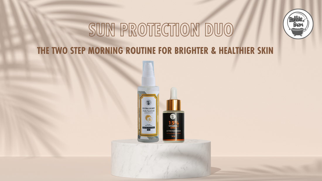 Sun Protection Duo: The two step morning routine for brighter & healthier skin