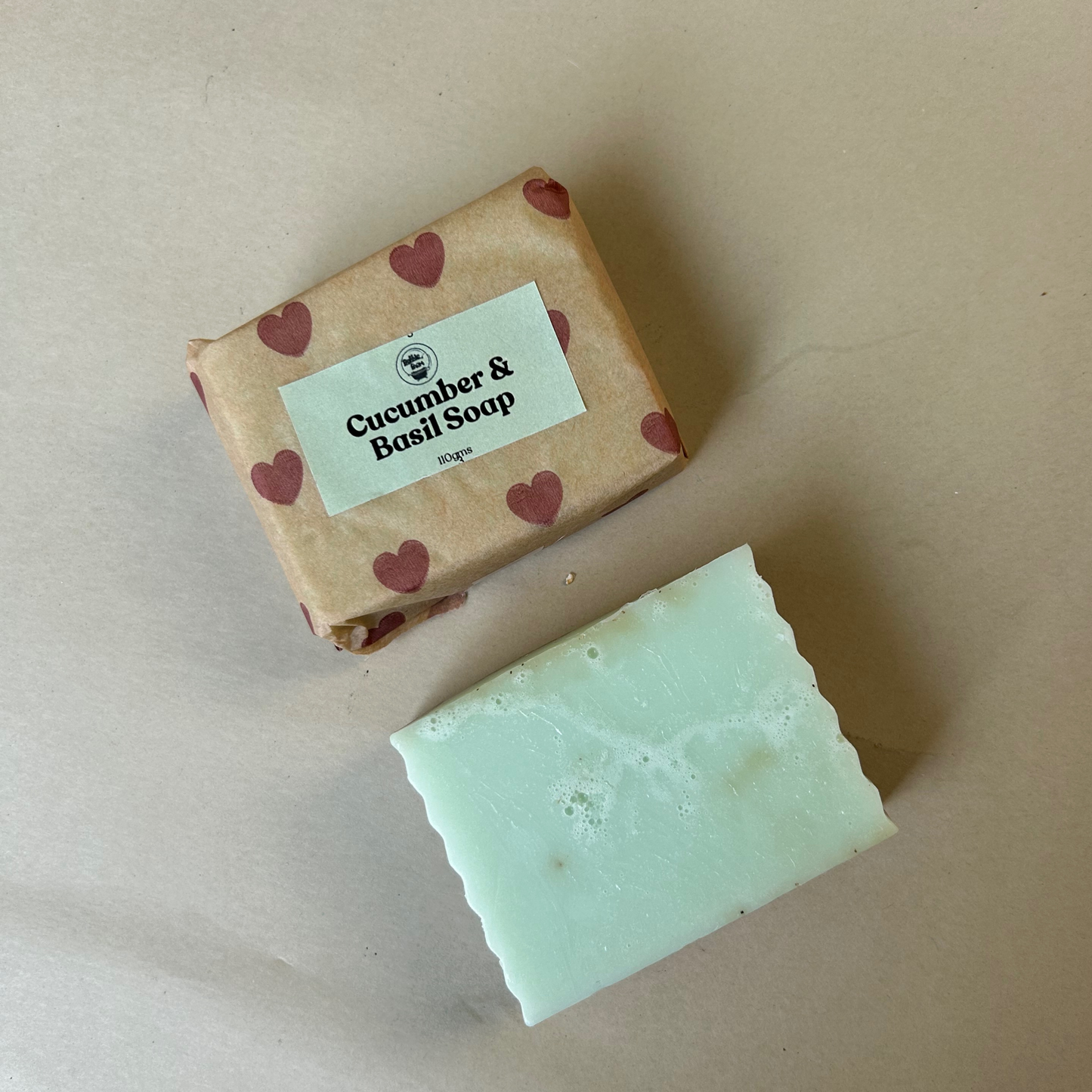 Cucumber & Holy Basil (Tulsi) Soap - Summer Edition