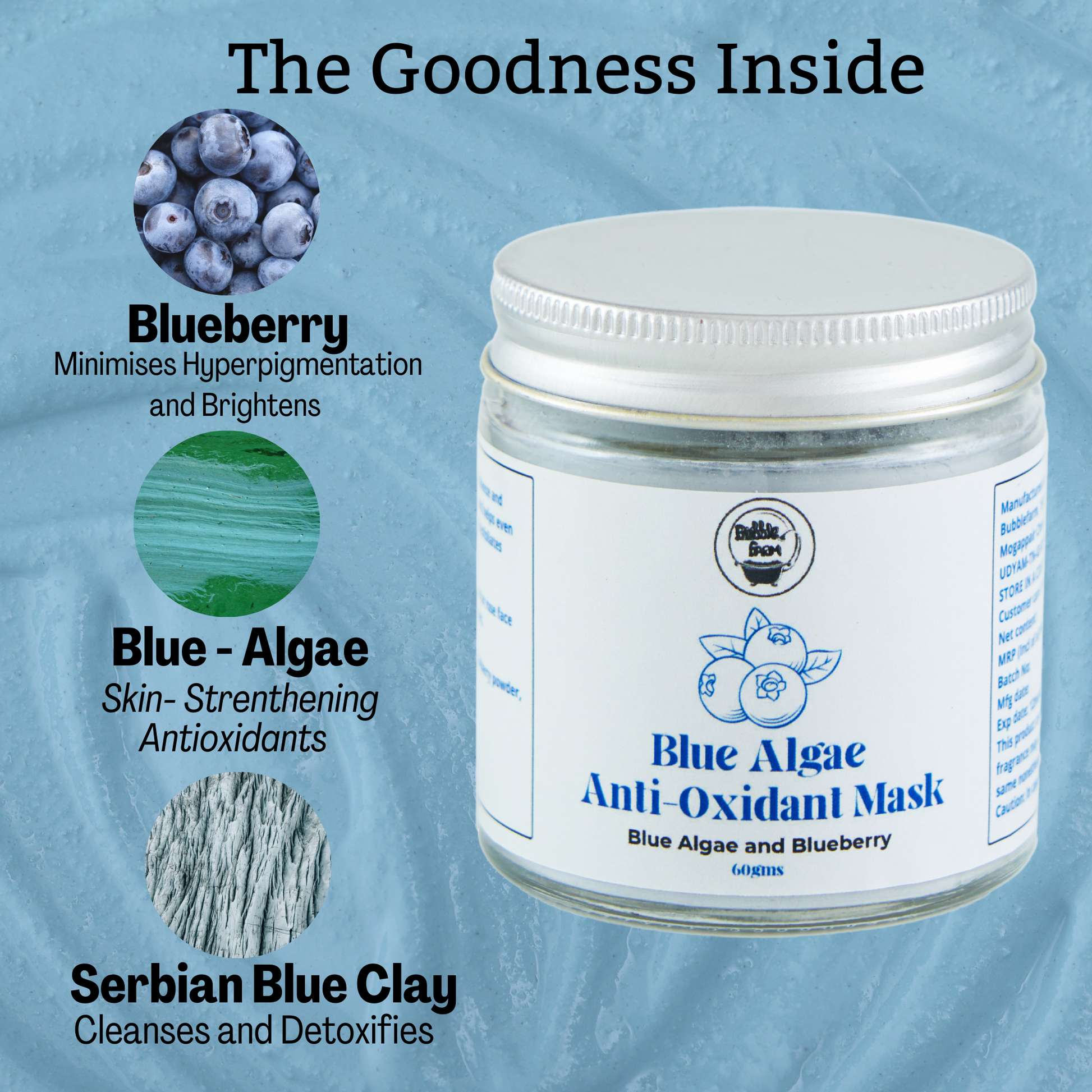 Algae face discount mask