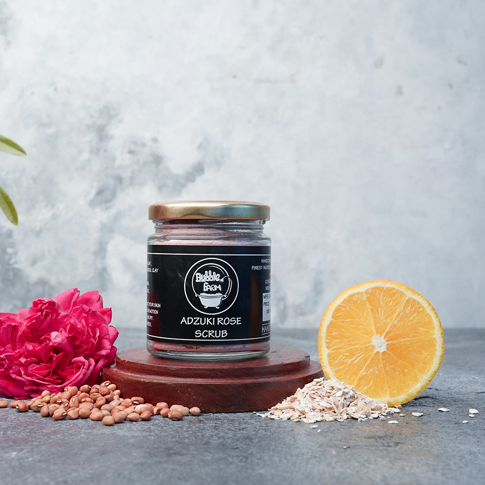 Adzuki Rose Face and Body Scrub