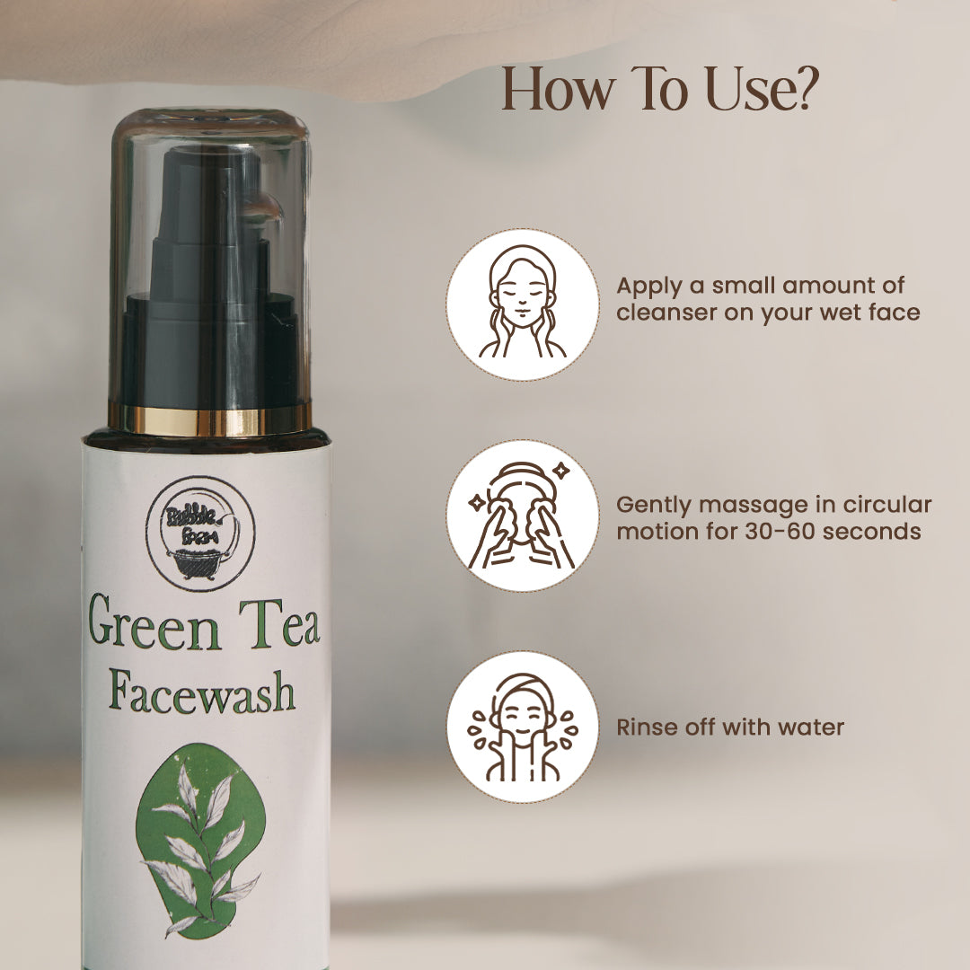Green Tea and Honey Face Wash
